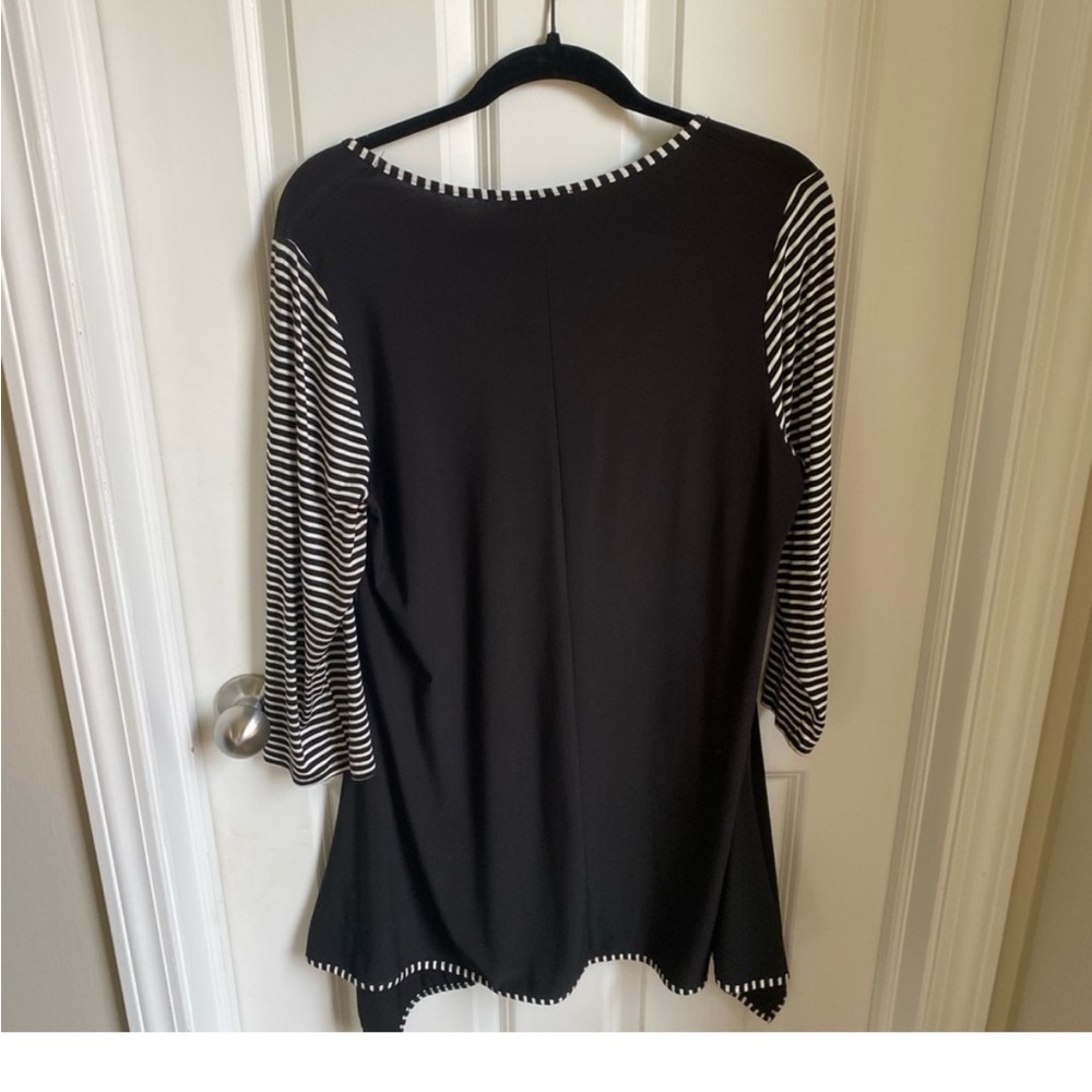 BUNDLE (4) Artsy Eccentric Art Teacher 3/4 sleeve asymmetrical Tunics Medium - Picture 16 of 16